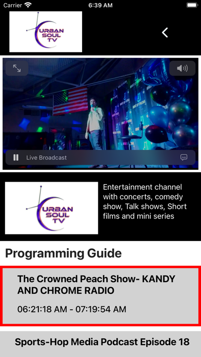 Urban Soul TV Screenshots