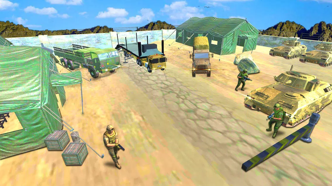 Us Offroad Army cargo truck Screenshots