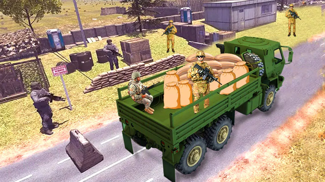Us Offroad Army cargo truck Screenshots