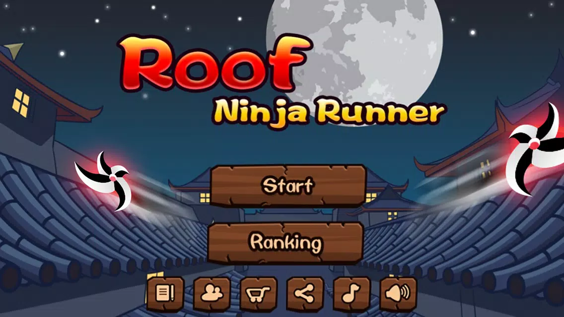 Ảnh chụp màn hình của Ninja Roof Runner