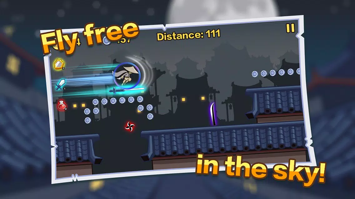 Ảnh chụp màn hình của Ninja Roof Runner