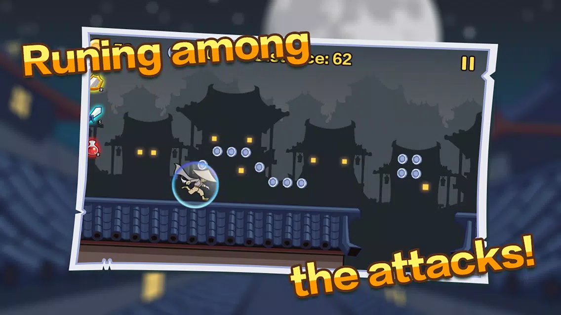 Ảnh chụp màn hình của Ninja Roof Runner