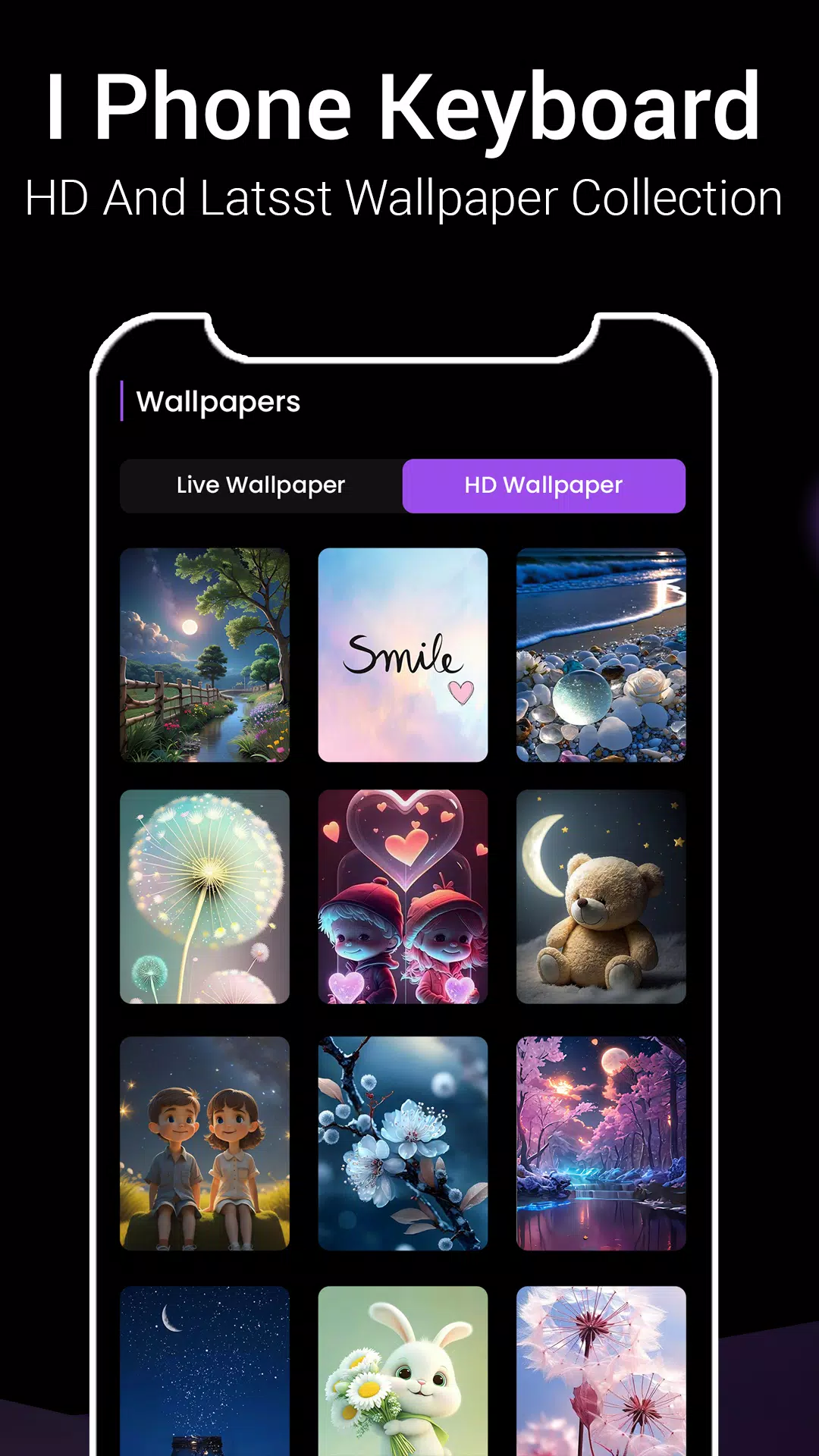 iPhone Keyboard Screenshots