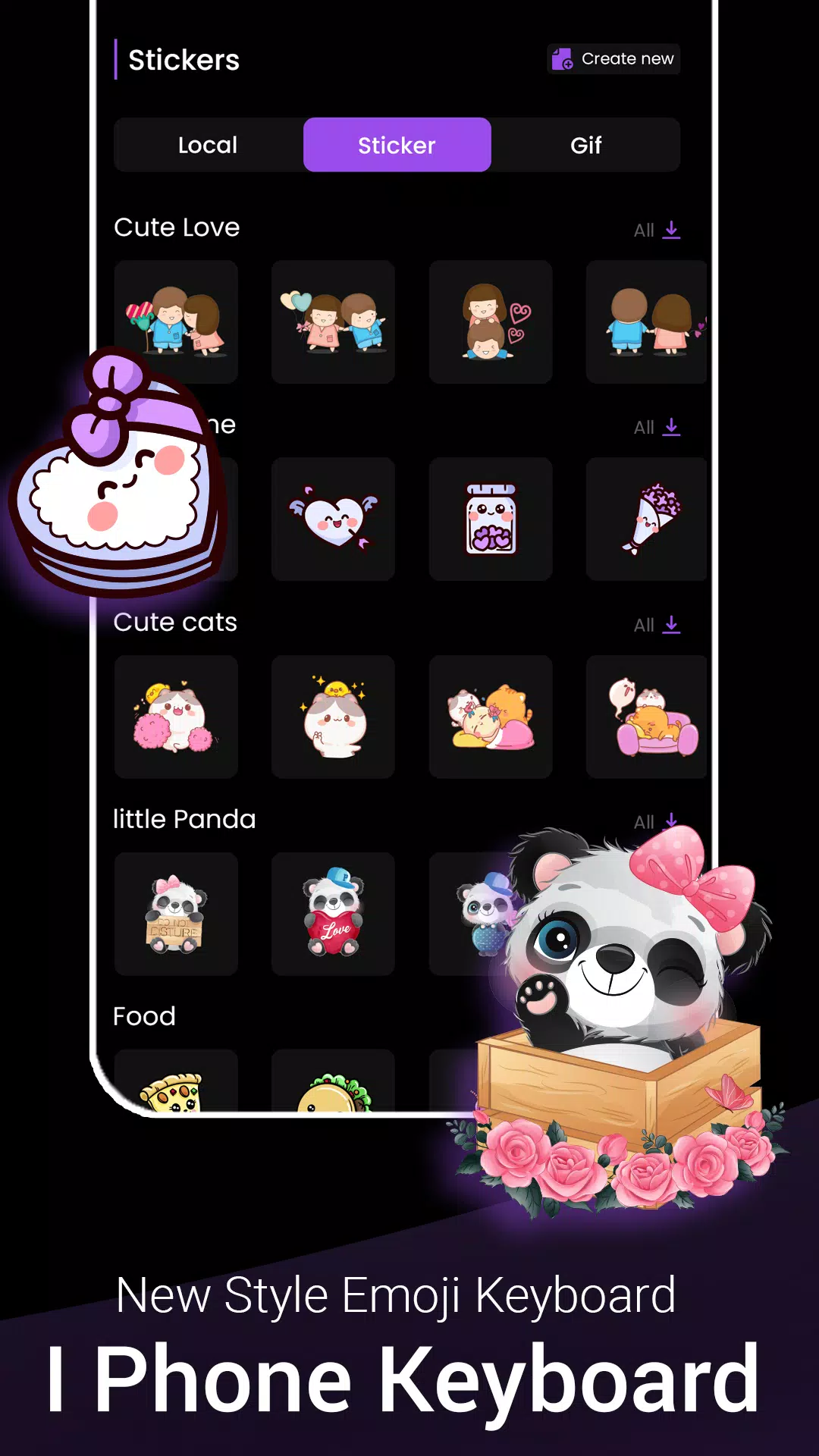 iPhone Keyboard Screenshots