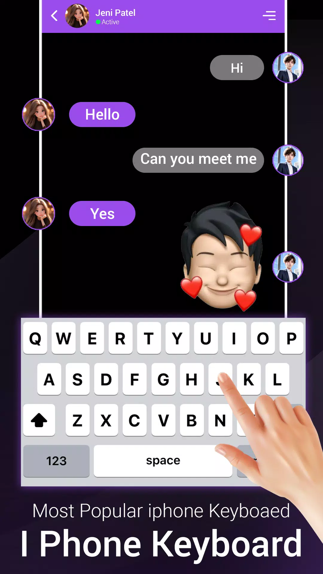 iPhone Keyboard Screenshots