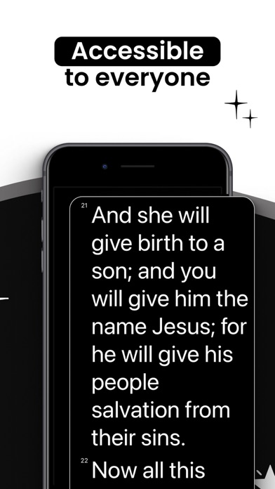 Accessible NIV Bible & Widget Screenshots