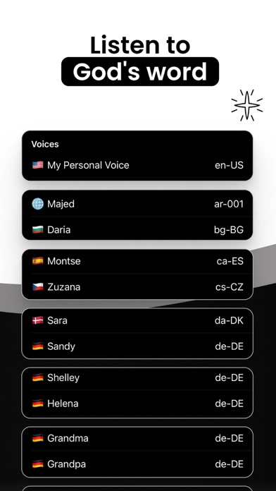 Accessible NIV Bible & Widget Screenshots