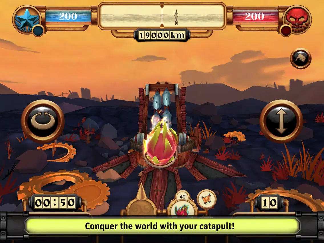 Zrzuty ekranu Steampumpkins: Catapult Action iPad 