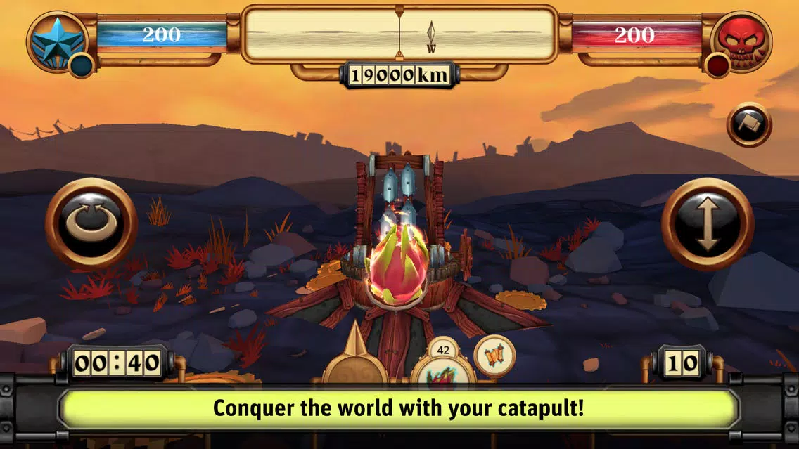 Zrzuty ekranu Steampumpkins: Catapult Action