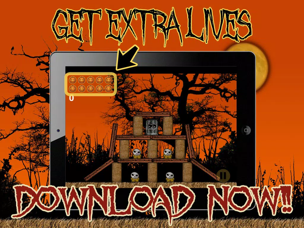 Headless Horse Man's Revenge - My Mighty Extreme Pumpkin Monsters Frenzy Free iPad  Screenshots