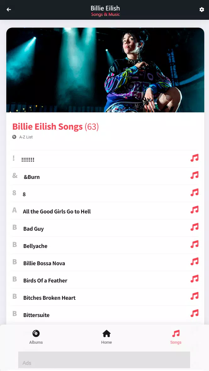 Billie Eilish: Songs & Music Screenshots