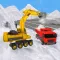 Snow Plowing : Excavator Sim