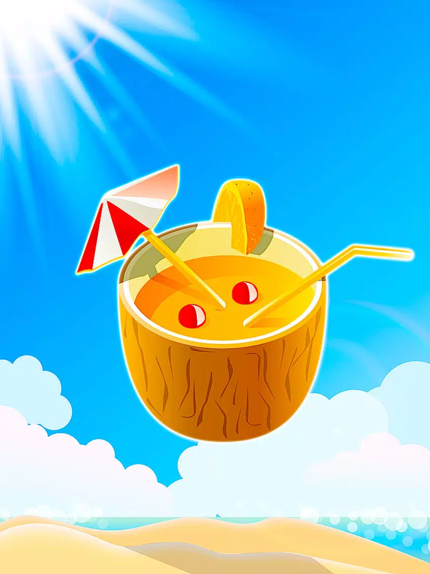 Beach Vacation Tropical Food Blitz Connect Dots Free - Volley Fashion Matching Games Boss Edition iPad Screenshots