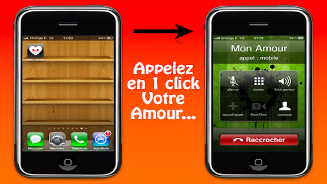 Appel à Mon Amour en 1 seul click ! Screenshots