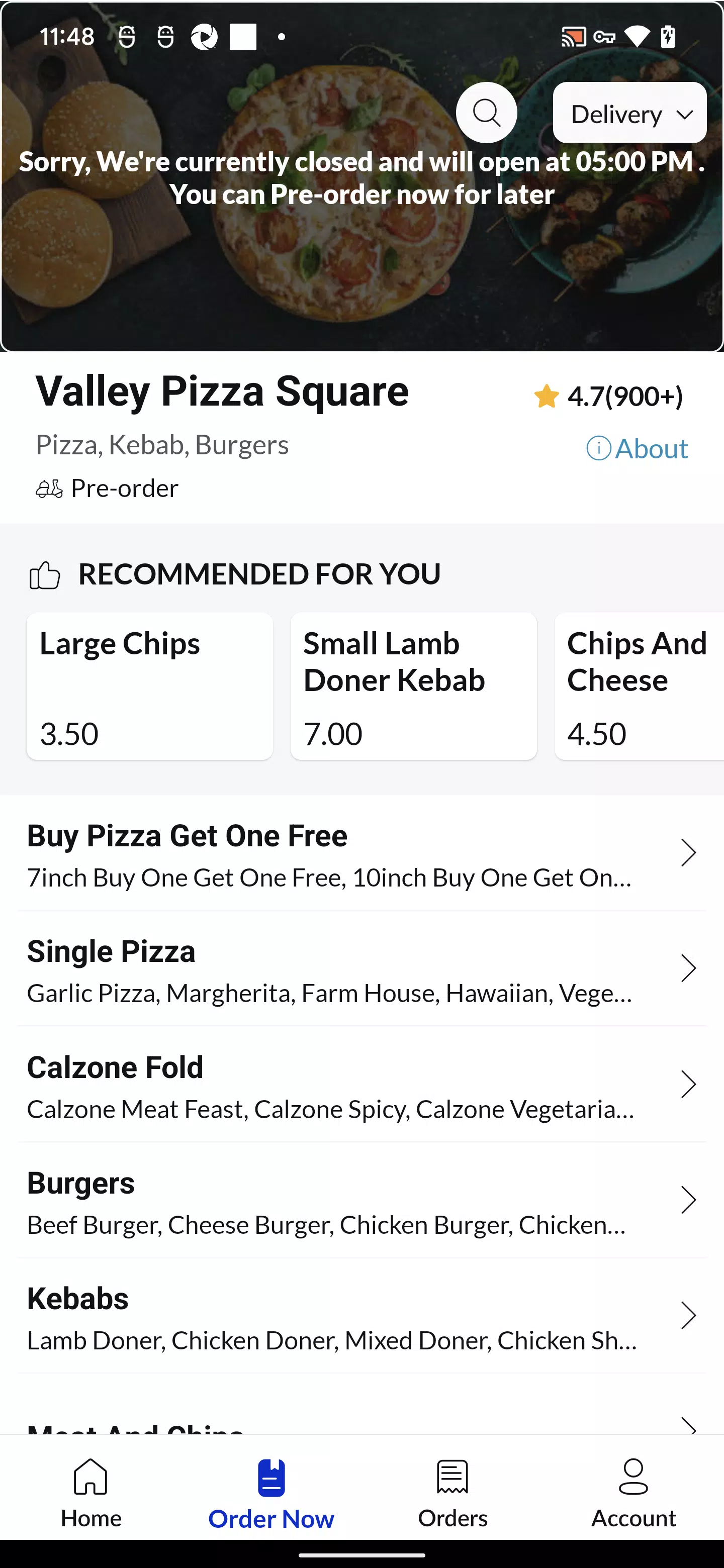 Valley Pizza Square Screenshots