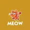 MEOW - funny cat stickers