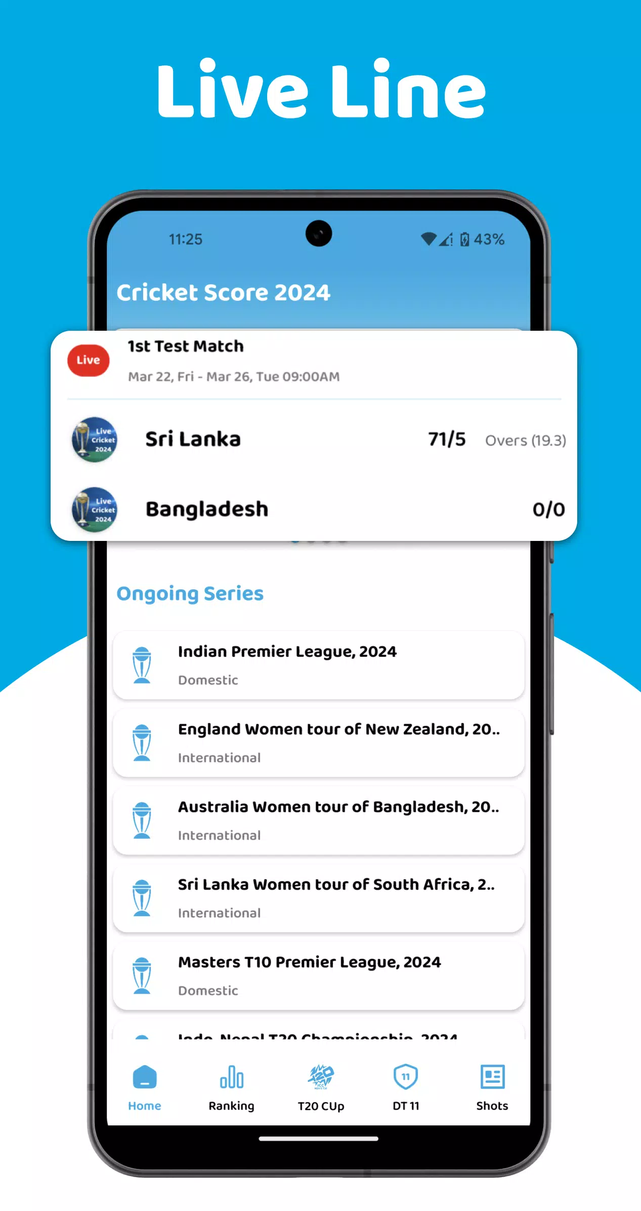 Live Cricket - Live Line 2024 Screenshots