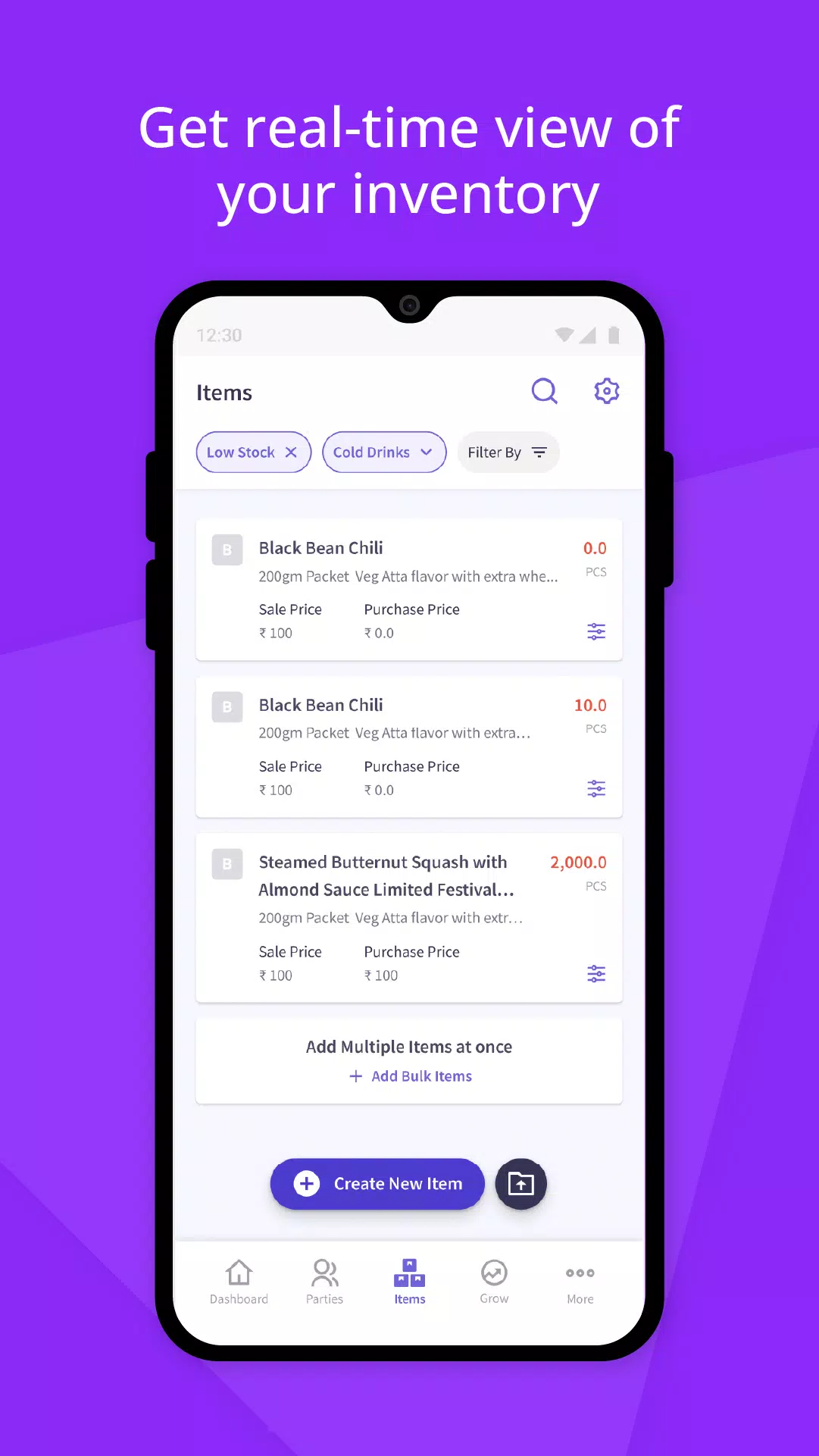 myBillBook Invoice Billing App Screenshots