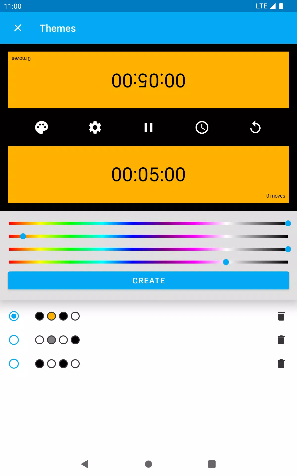 Chess Clock Screenshots