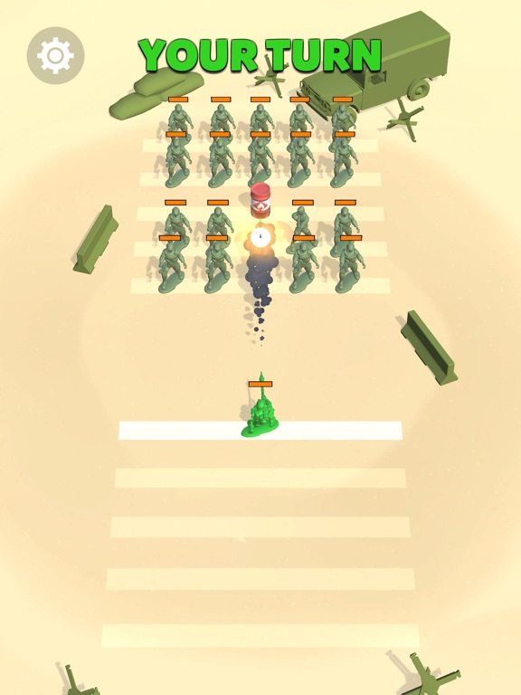 Capturas de tela do Toy Soldiers 3D iPad 