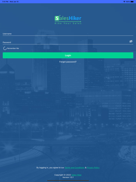 Sales Hiker iPad 应用截图