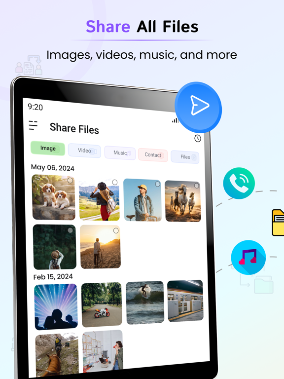 File Sharing - EasyShare iPad Screenshots