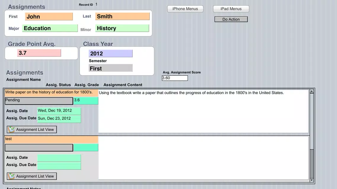 Student Daily Manager Screenshots