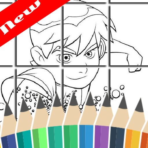 Ben Alien Coloring 10 Book