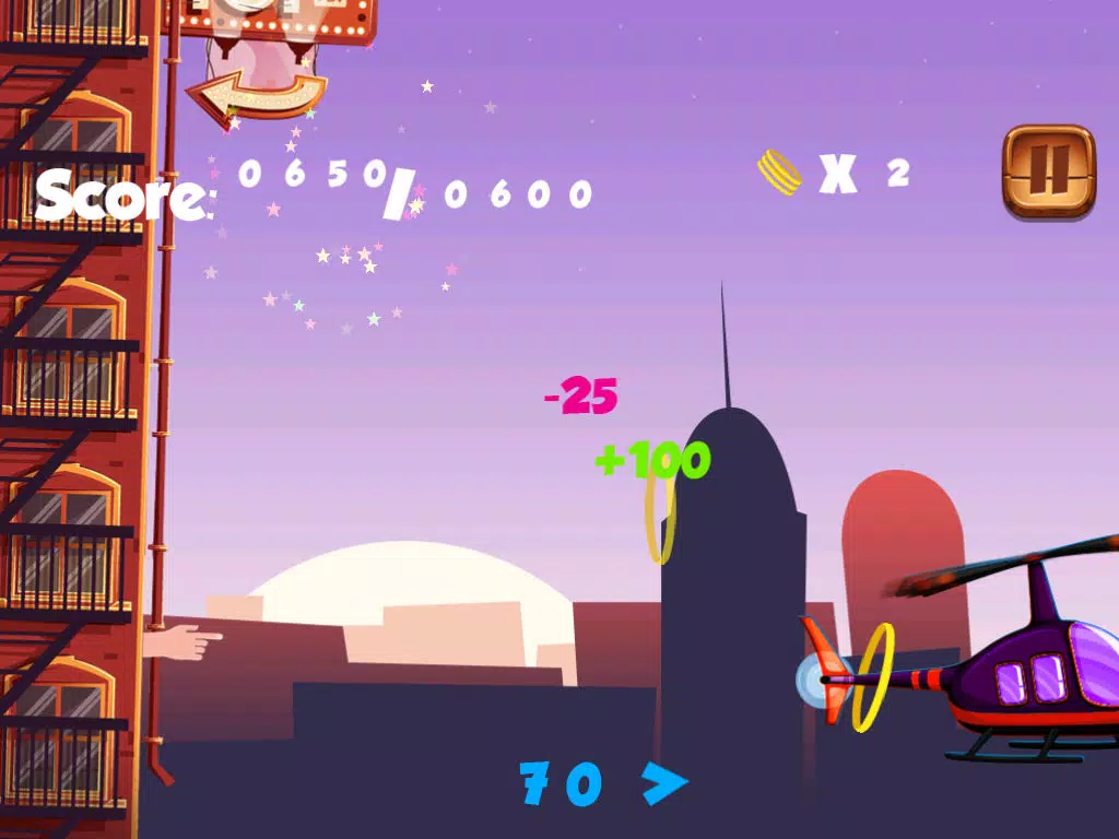 Copter Toss - Chopper Sling Lift iPad  স্ক্রিনশট