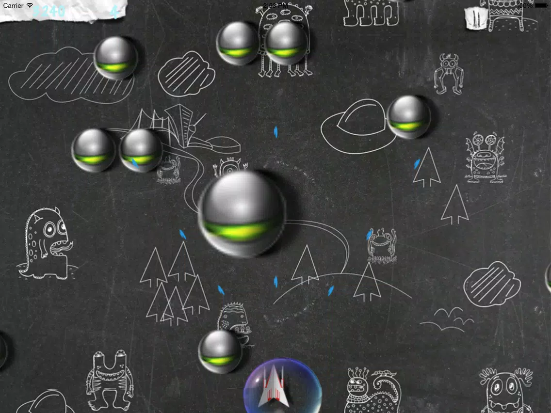 Captures d'écran de Flying Paper Jet On War - Attack With Gun iPad 