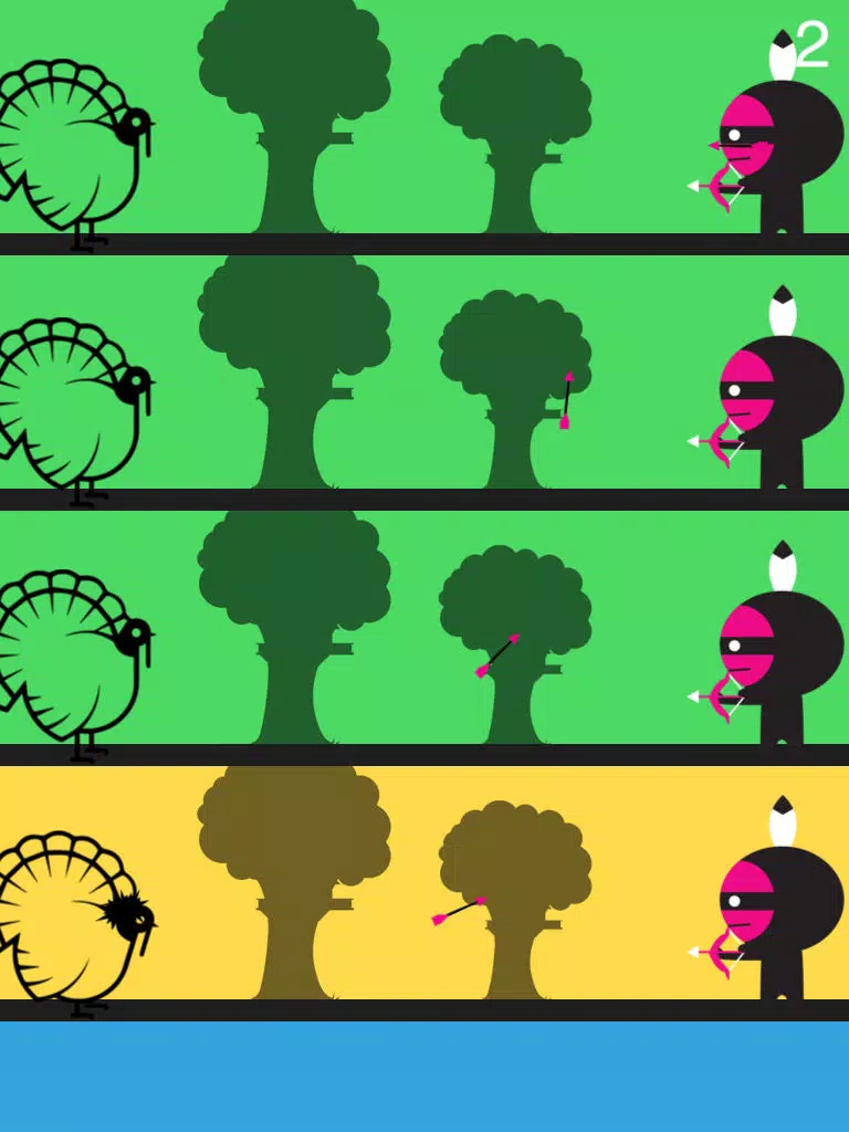 Thanksgiving Fight - Indians VS Turkeys iPad  スクリーンショット