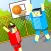 BasketBall Bouncy Physics 3D Cubic Block Party War