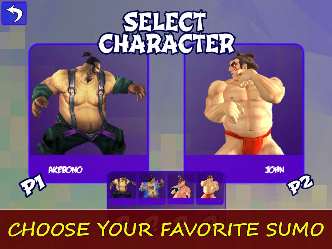 ภาพหน้าจอของ Sumotori Wrestle Jump Fighting iPad 