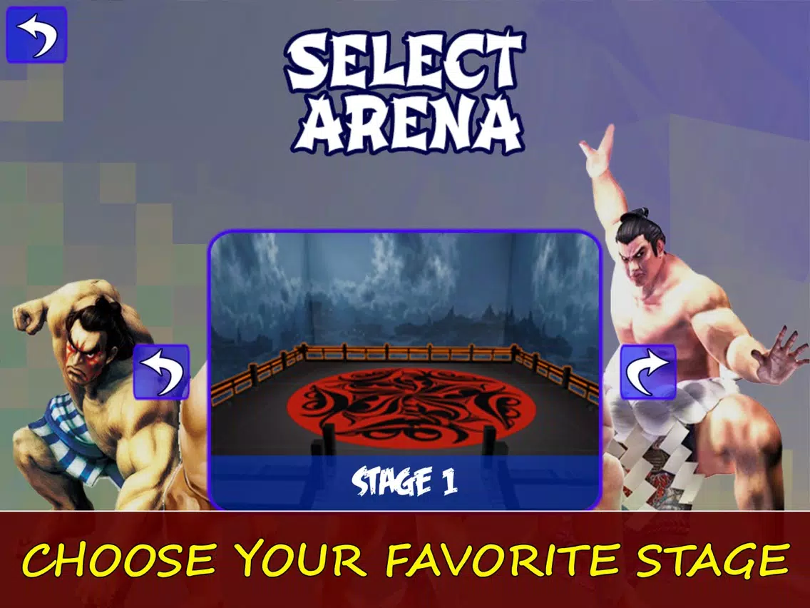 ภาพหน้าจอของ Sumotori Wrestle Jump Fighting iPad 