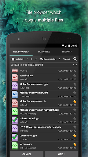 GPX Viewer Screenshots