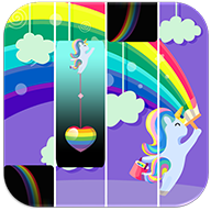 Cute Rainbow Piano Tiles