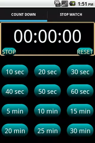 One Click Timer & Stopwatch Screenshots
