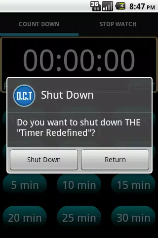 One Click Timer & Stopwatch Screenshots