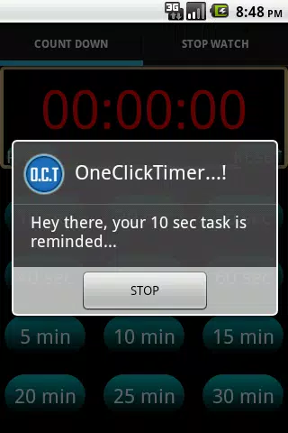 One Click Timer & Stopwatch Screenshots
