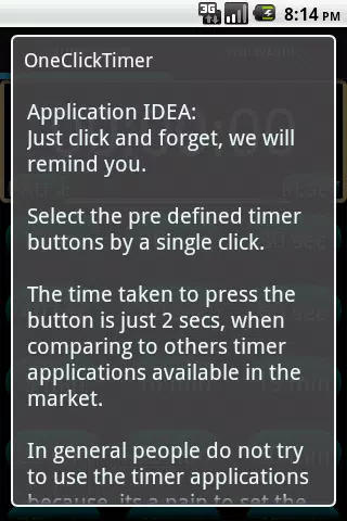 One Click Timer & Stopwatch Screenshots