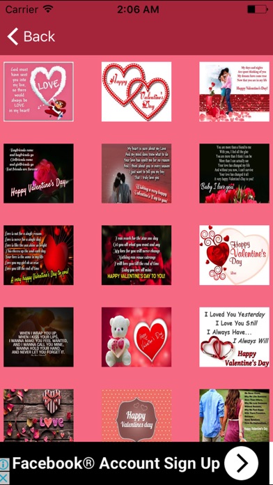 Happy Valentine Day Messages,Wishes & Love Images Screenshots