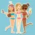 Beach Vacation Summer Fun & Friends Sticker Pack