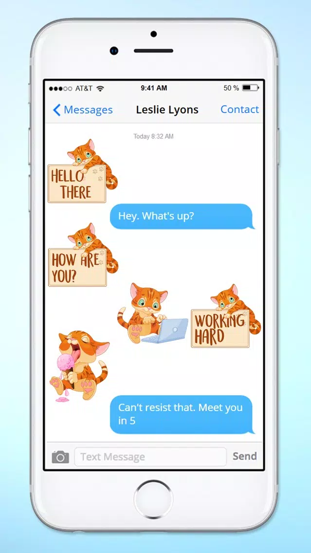 Cute Kitten Messages Sticker Pack Screenshots
