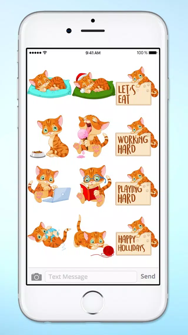 Cute Kitten Messages Sticker Pack Screenshots