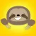 Cute Sloth Face Emojis Sticker Pack