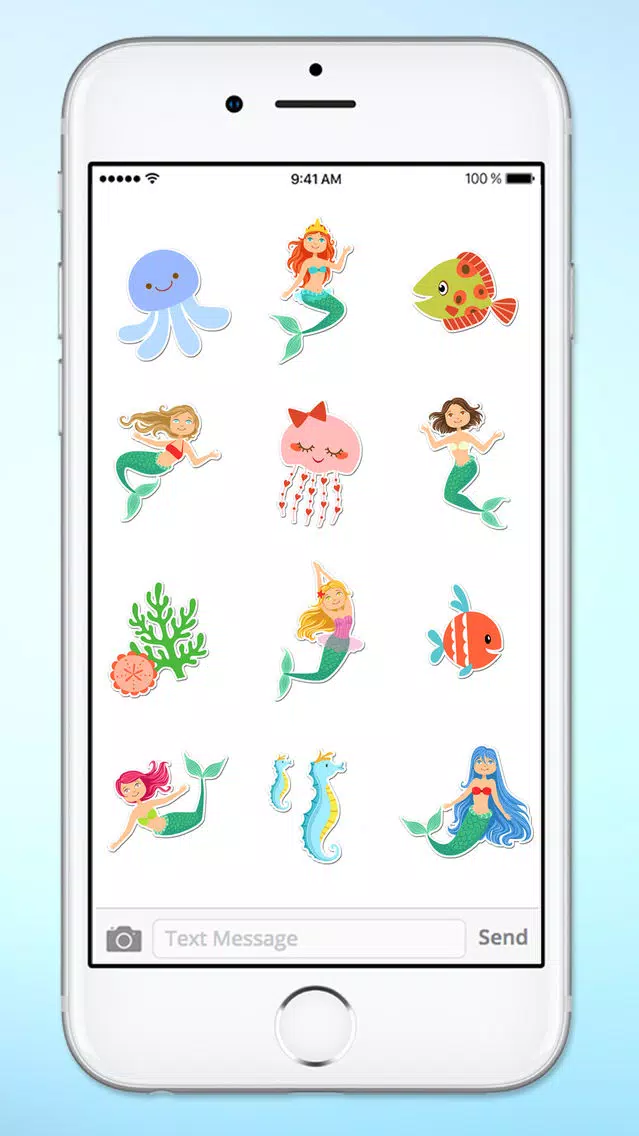 Magical Mermaids & Under Sea Friends Sticker Pack Screenshots