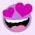 Purple People Emojis Sticker Pack
