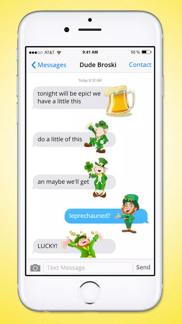 St Patricks Day Leprechaun and Beer Sticker Pack 스크린샷