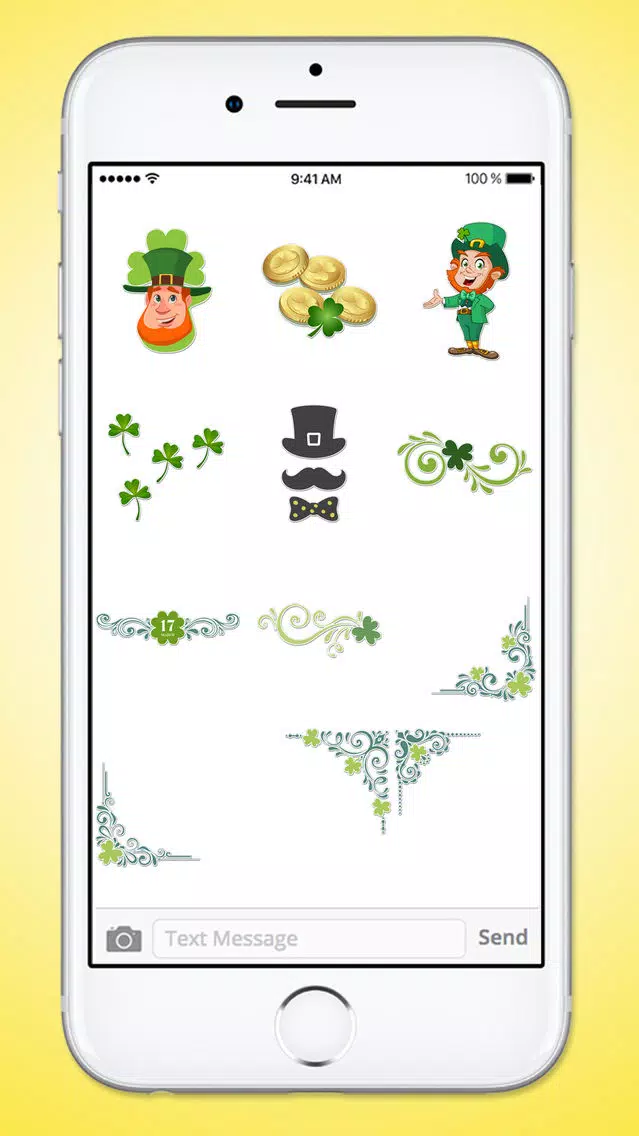 St Patricks Day Leprechaun and Beer Sticker Pack 스크린샷