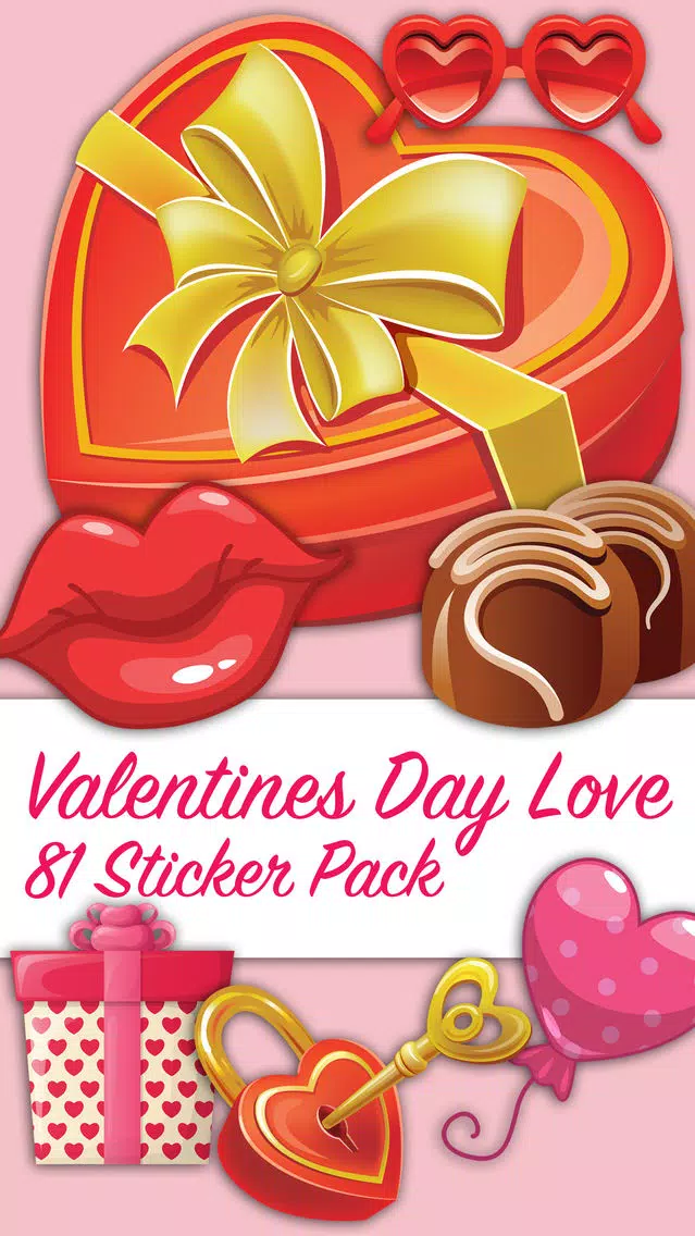 Valentines Day Love and Romance Sticker Pack Screenshots